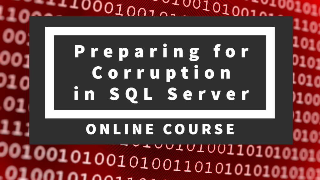 Database Corruption Course